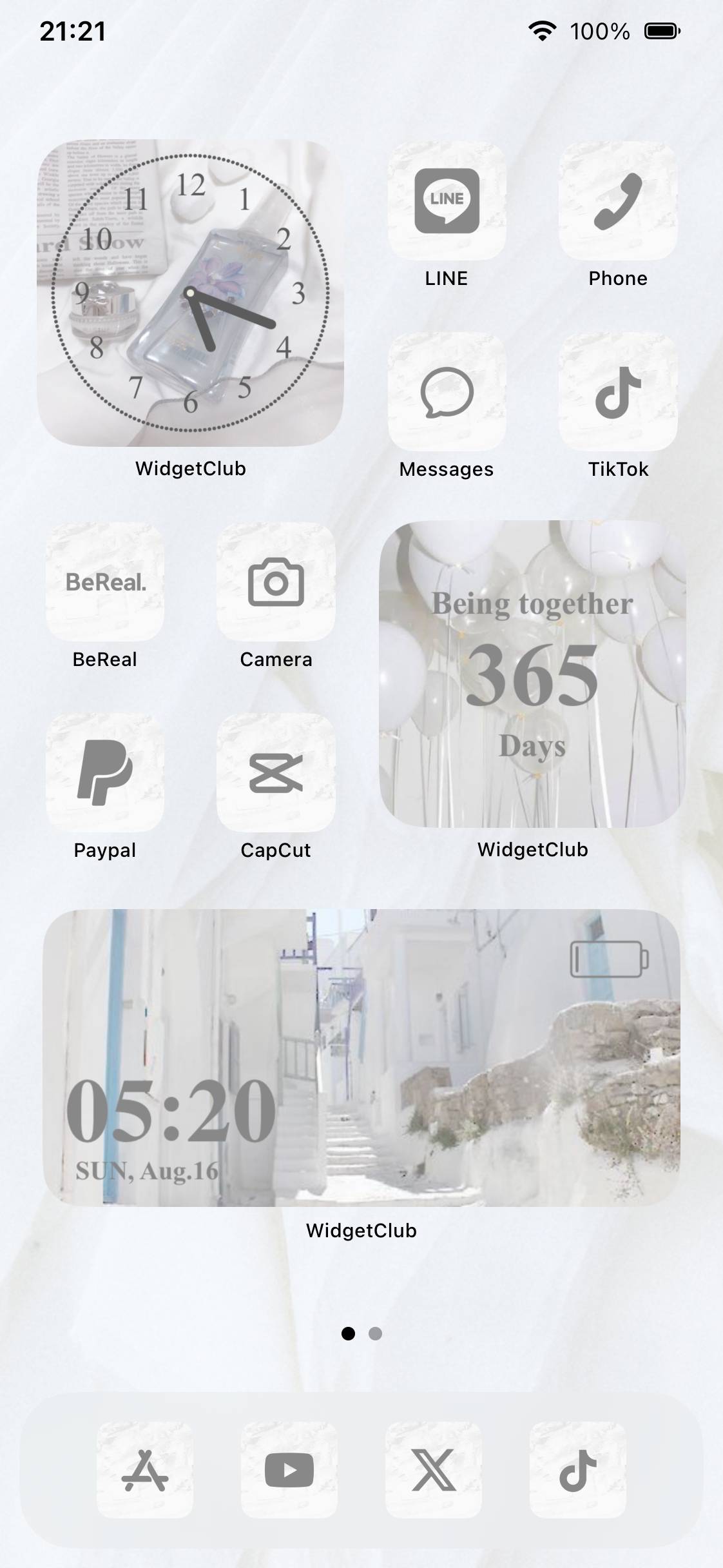‎☁🫧🤍Home Screen ideas[RdC0CCMFMUKRBBzwBZaI]