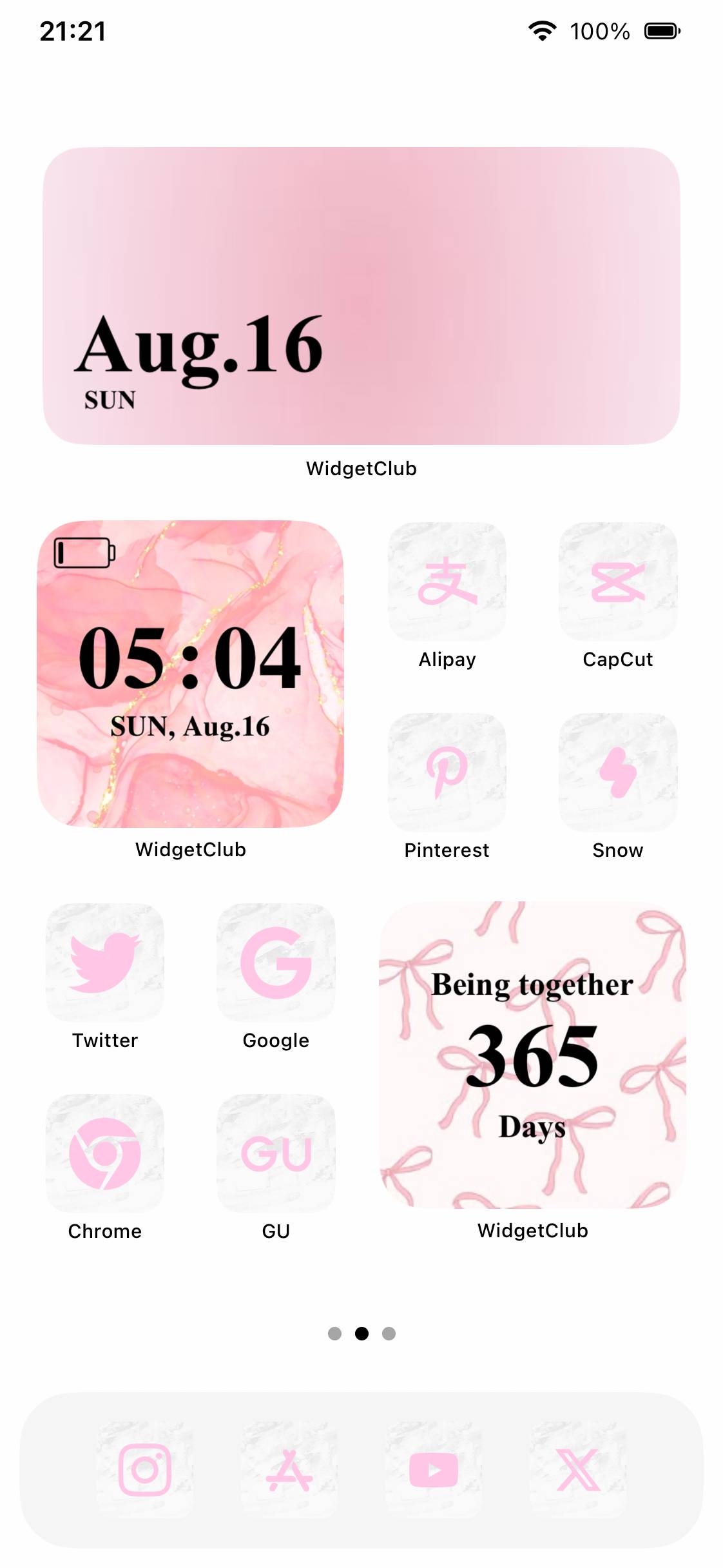 ‪ ‪꒰ঌʚ🩷️‎🤍‪ ‪ɞ໒꒱Home Screen ideas[jjHJftrdbVVLS6ikIYwP]