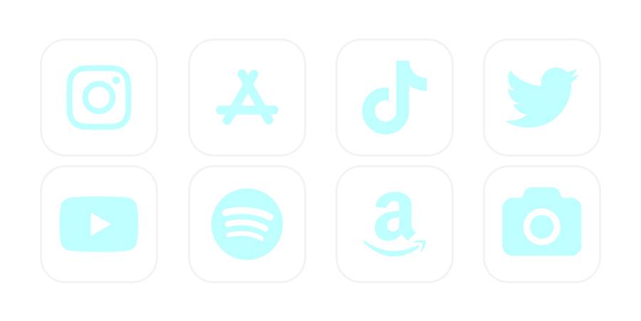 light blue icons Pachetul de pictograme pentru aplicație[RD5k8JzizP4u9284fd28]
