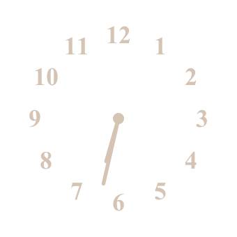 Clock Ceas Idei de widgeturi[aAQOAW5POAaZiFjFz2H7]