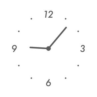 Horloge Idées de widgets[uuBuZXSDedmyjIvPkR70]