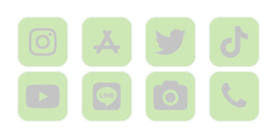 green Pachetul de pictograme pentru aplicație[cTKlTQmDkuG9F1wkHz7M]
