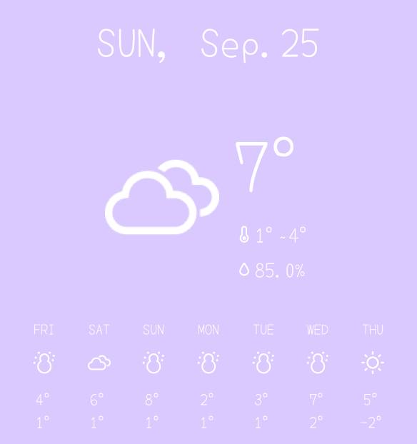 天気 Tiempo Ideas de widgets[09s3icpyDjMHmbOaOM77]