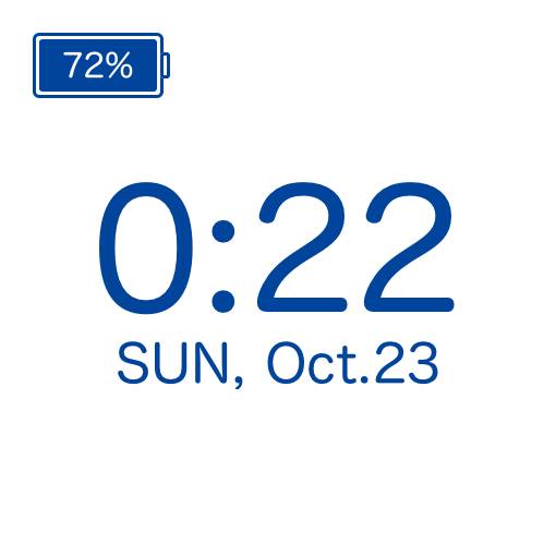 バッテリー Time Widget ideas[mi0jsRDzlDV5U5I6GSw7]