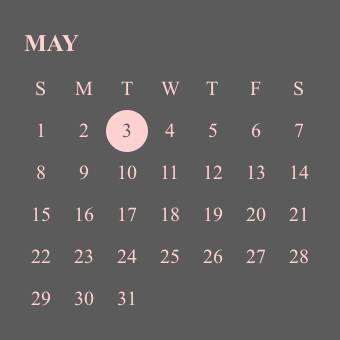Gray Calendar Widget ideas[uylZIjanETk8za7IdEC6]