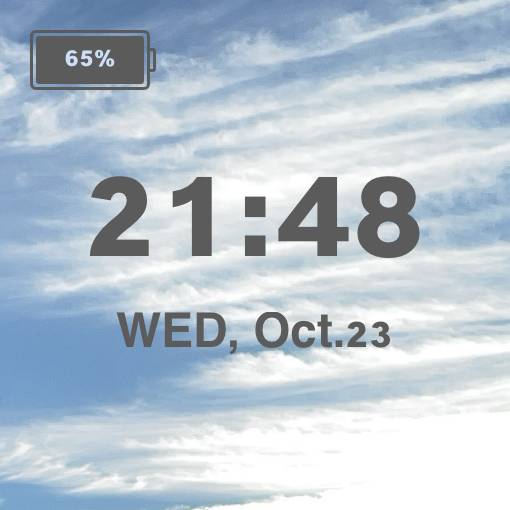 Simple Time Widget ideas[9uinqARuuLHDmKJUStSv]