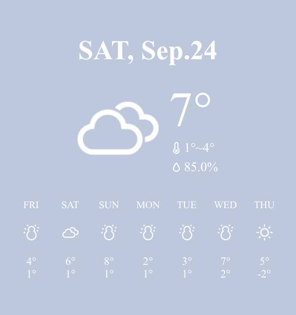 Weather Widget ideas[y4kVnlngPngsggr26G4T]