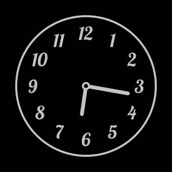 かなちー Clock Widget for iPhone & Android by Condiment5991 on 2023/01/17  18:17:25 | WidgetClub