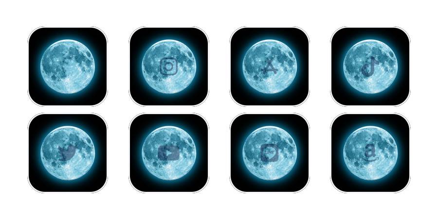 Light blue Pacchetto icone app[ewyJAYLPddfa4ukUNJTg]