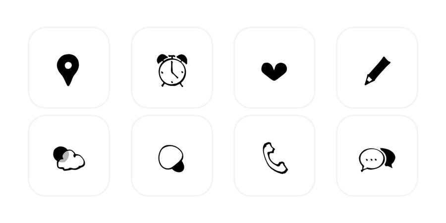 Simple App Icon Pack[TSjGe1lvMeoxwy8vlxIz]