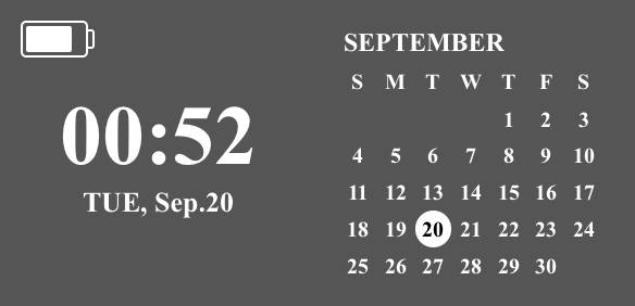 Black series clock&calendar Calendar Widget ideas[dMFi0NzeioWhi3FzHoTY]