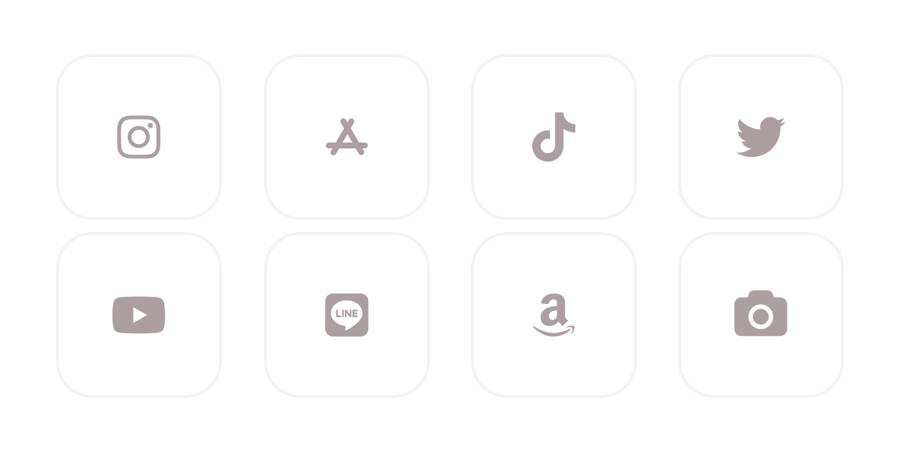 淡いグレー Paquete de iconos de aplicaciones[jXXLFTDHAYAEC5ZqdHxb]