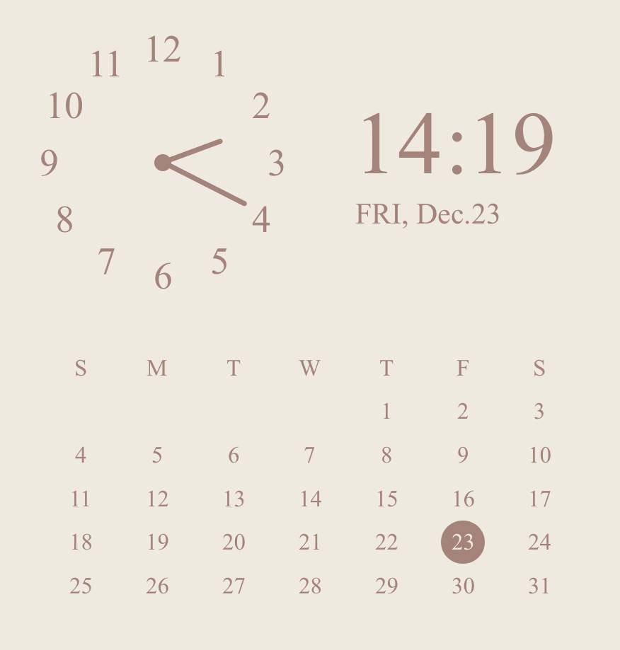 Horloge Idées de widgets[zAiOcqeiZLkZcaazEGOQ]