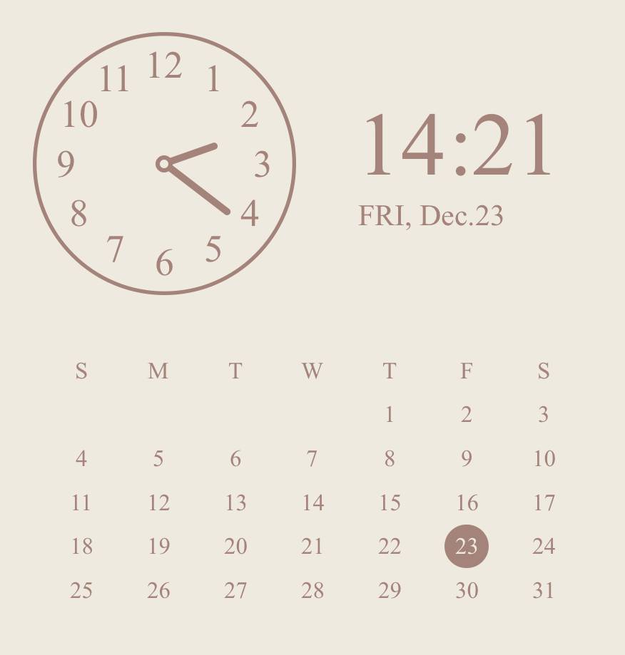 あ Horloge Idées de widgets[tn0u9hkQYoh7q9mfpR27]