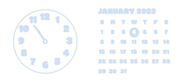 時計とカレンダー Reloj Ideas de widgets[hq6NkRKiEFJ3K8PPpf30]