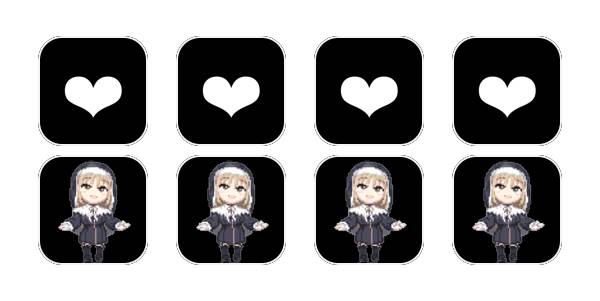 Emo girl App Icon Pack[wrQmZ8OxO8zD0G90V2ox]