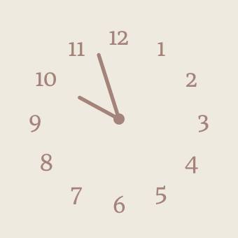 Horloge Idées de widgets[fkpWMvaBdmNYPtric6u1]