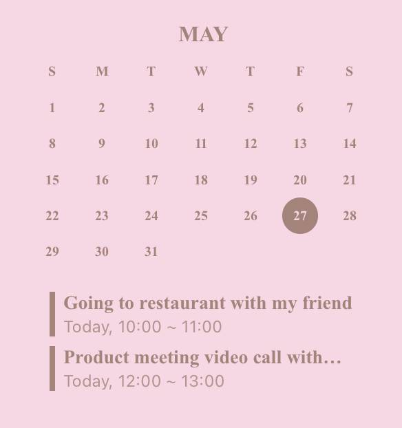 Calendar Widget ideas[kzXwkZP5TAEiqFPyOKlR]