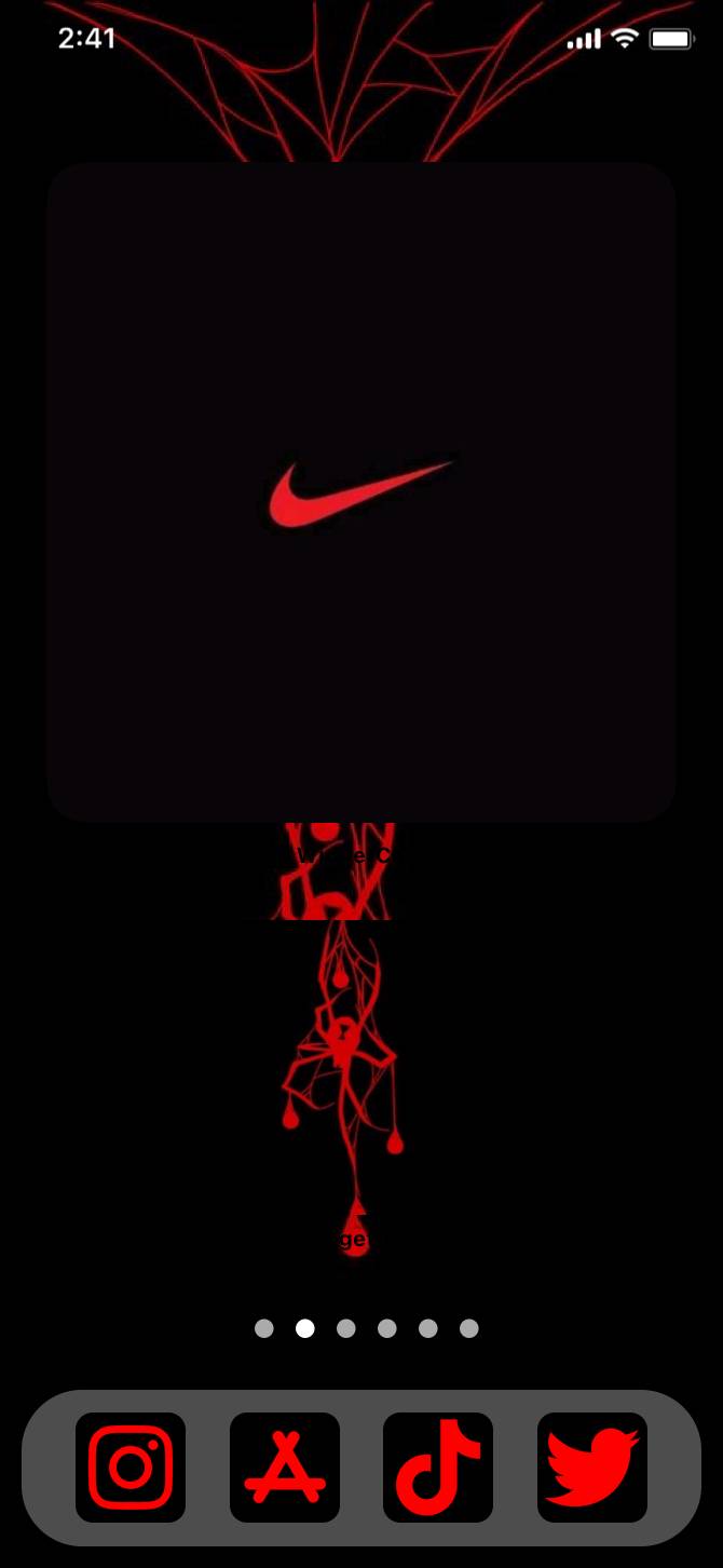 black and red theme ホーム画面カスタマイズ[mElOoVtEhrvOfGD404ux]
