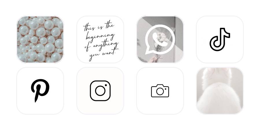 white aestetics App Icon Pack[fnyxKFjJJ3AXtVUHdGAM]