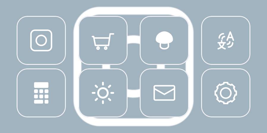 Pastel Pack d'icônes d'application[lxQa2QR0cQOXRbNKk5Uo]