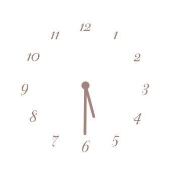 Reloj Ideas de widgets[8ZvN0YH6ejP9GYIzaZYe]