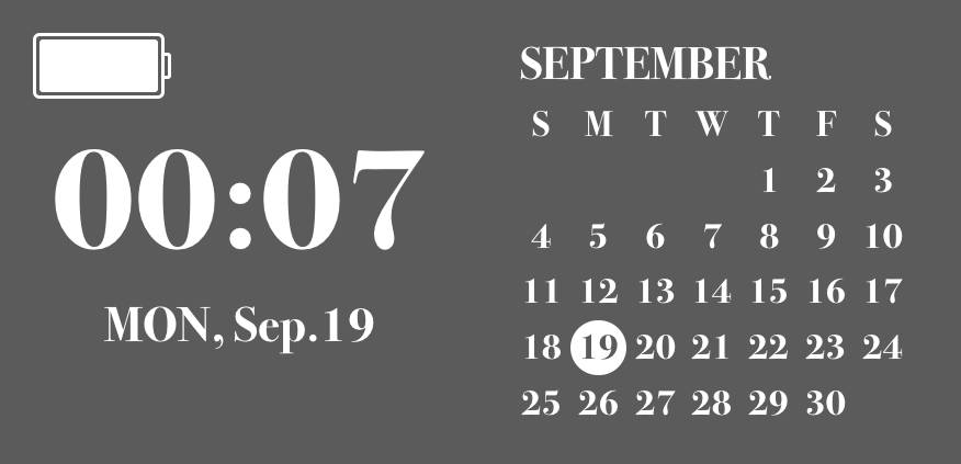 カレンダー時計Calendario Idee widget[uPiJOEC5F9r2wz9EAdOo]