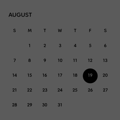 カレンダー Calendar Widget ideas[gtTsBcVM8qCWx6pfQbn5]