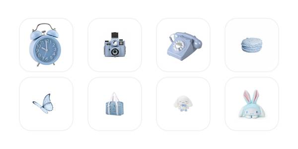 Light blue Pack d'icônes d'application[SAfcgafXBPg3xZ65khnt]