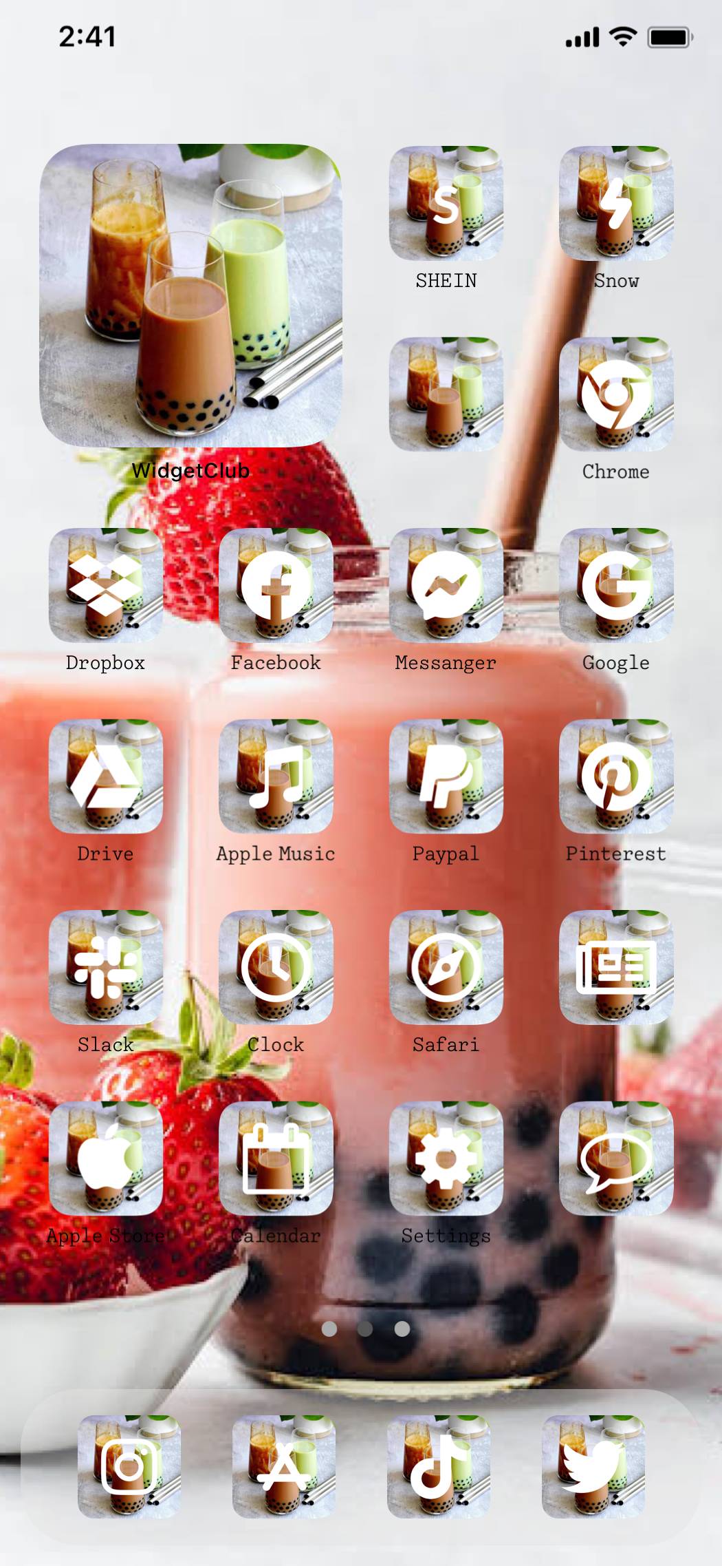 🧋Bubble tea🧋Home Screen ideas[pL407dVLjl0FeOn0hS5T]