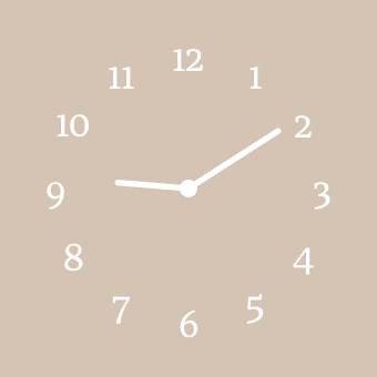 brown widget Часы Идеи виджетов[Tdnge01UQG43B7Hp5JWj]