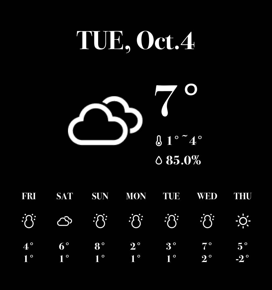 天気 Weather Widget ideas[A7dpJtOR63phoVq2R2i1]