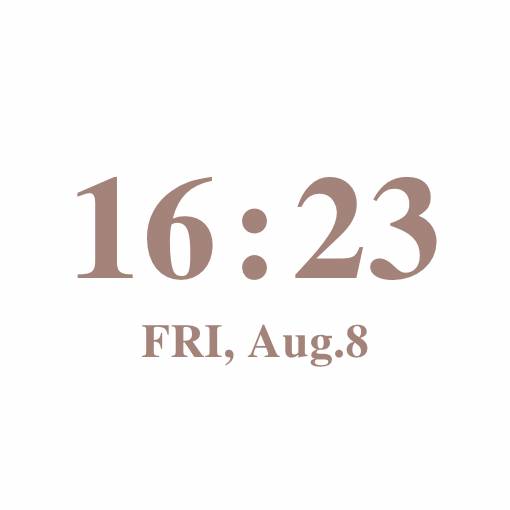 Simple Time Widget ideas[2quQCxNmFC1GU4zehSqx]