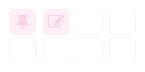 ピンク App Icon Pack[XlZTA3maSyLmBDXvewQY]