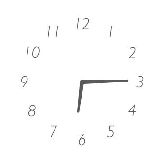 Horloge Idées de widgets[REFm7QB6ykVpiyi1k3Hz]