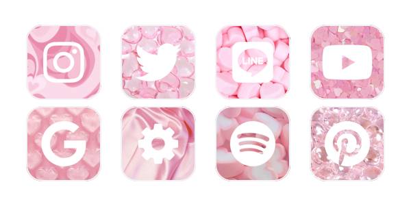 ♡Pink♡ App Icon Pack[X0gMnWWjqkkiwwHlD9IC]