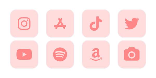 Light Pink Pacchetto icone app[RsxN6lnSaTjspPjYJIGo]