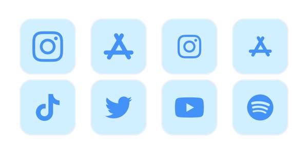 Light Blue App Icon Pack[eo747pIghNIjP7KlZwt2]