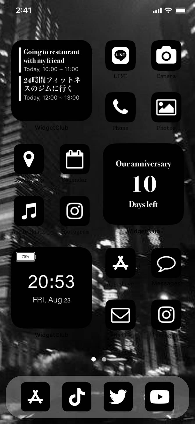 BlackHome Screen ideas[Js5Soh6NiwXlouKmfS4e]