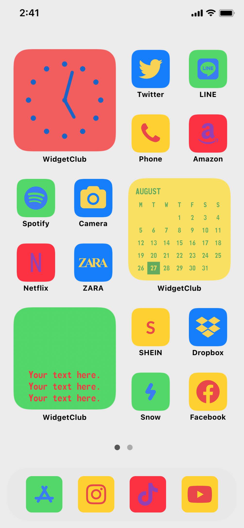 カラフルHome Screen ideas[hirYcBeBNIdzYy12YRon]