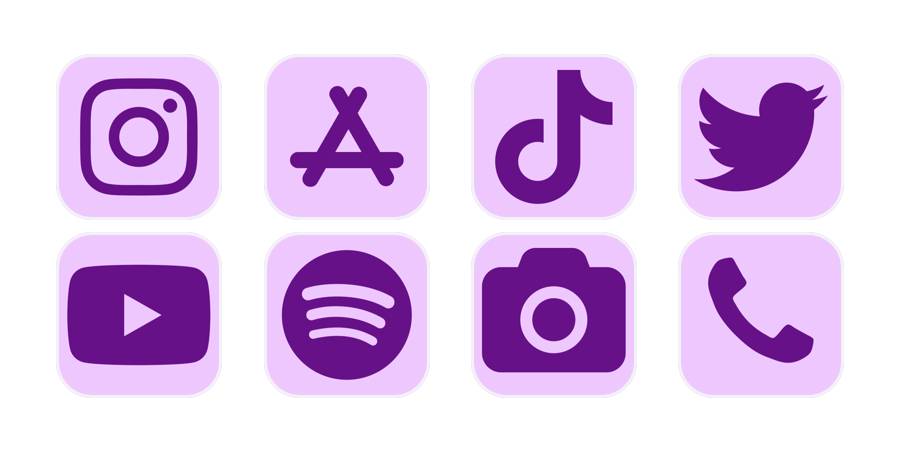 purple icons App Icon Pack[bECtUAXSaUwBLyPBD7hS]