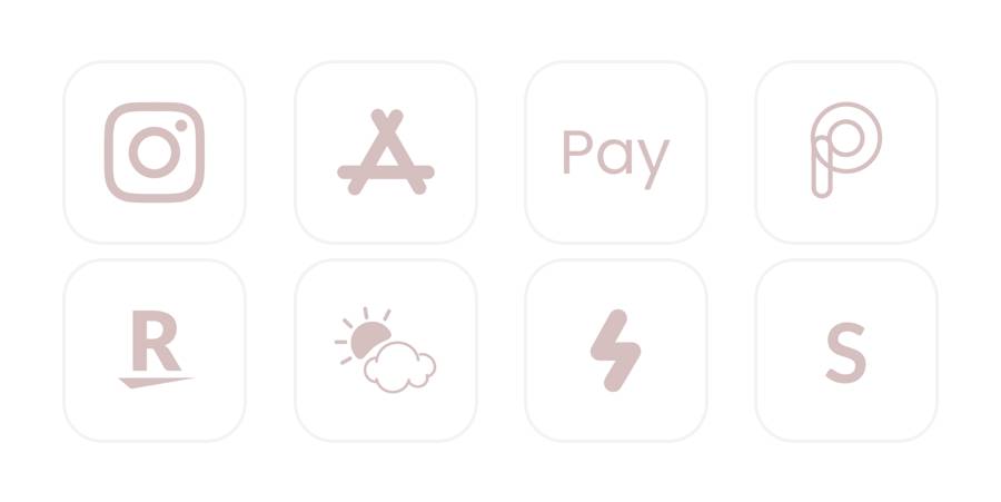 Rosa Paquete de iconos de aplicaciones[IwXZANeqnYPki5ZkXz3u]