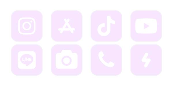 紫 Pacote de ícones de aplicativos[Beuv9alefRsJOcCiC956]
