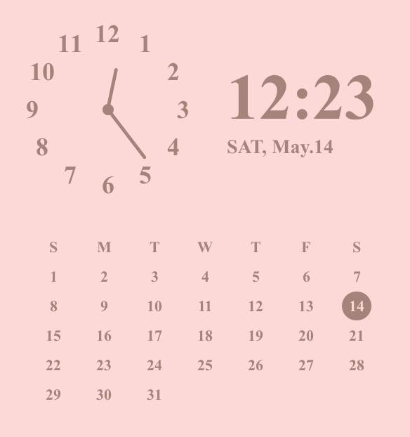 カレンダー Clock Widget ideas[ME1iHD9en9Vffi91DR4f]