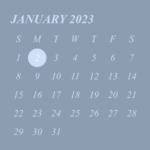 カレンダー Calendario Ideas de widgets[bJ2FQZ7uNobLEh4oszN4]