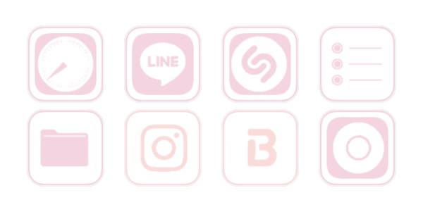 ピンクアイコンセットApp Icon Pack[2Ltd2dIr6WAlNCDFzdb3]
