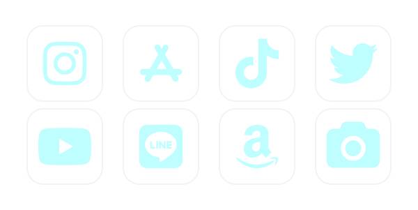 シンプルかつオシャレ App Icon Pack[LAdZSNVeHSkzA1haNk7T]