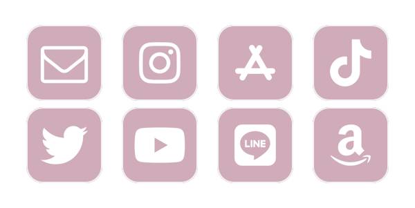 Rózsaszín App Icon Pack[P89X8e8OENlUMZkgyvMK]