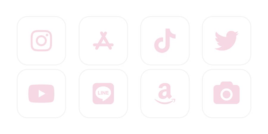 ピンク App Icon Pack[x3lPICGVOR3GMrBxXCVs]