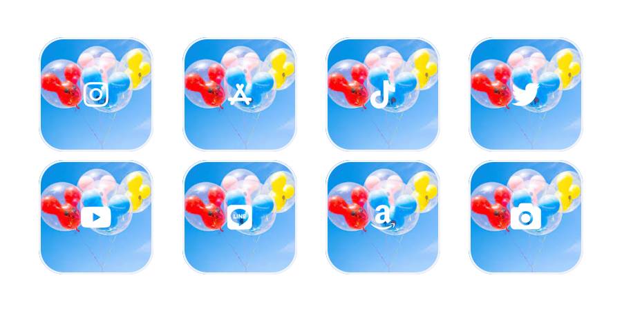 ディズニー App Icon Pack[mwj4jYCc04ICIZ7MLNLe]